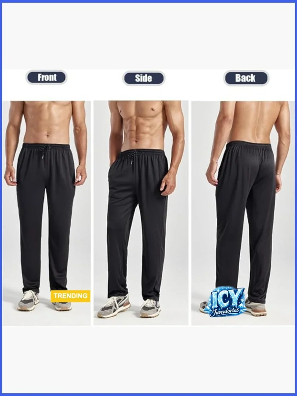 Lightweight Quick Dry Polyester Sweatpants Joggers with Pockets